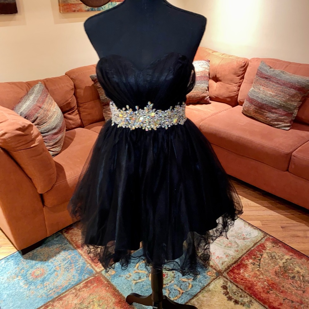 Black - Mesh Dress